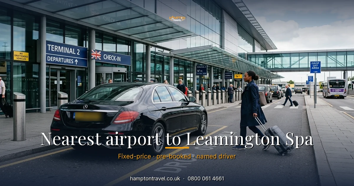 Nearest airport to Leamington Spa