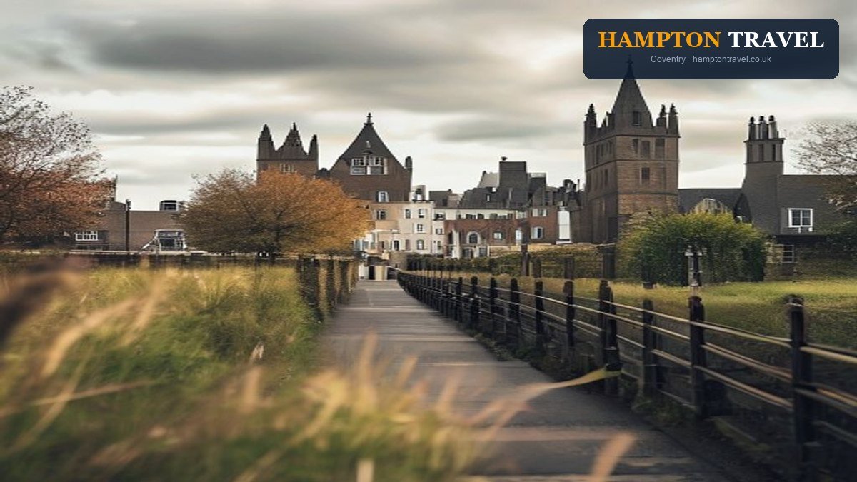 Which UK Destinations Does Hampton Travel Cover from Coventry?