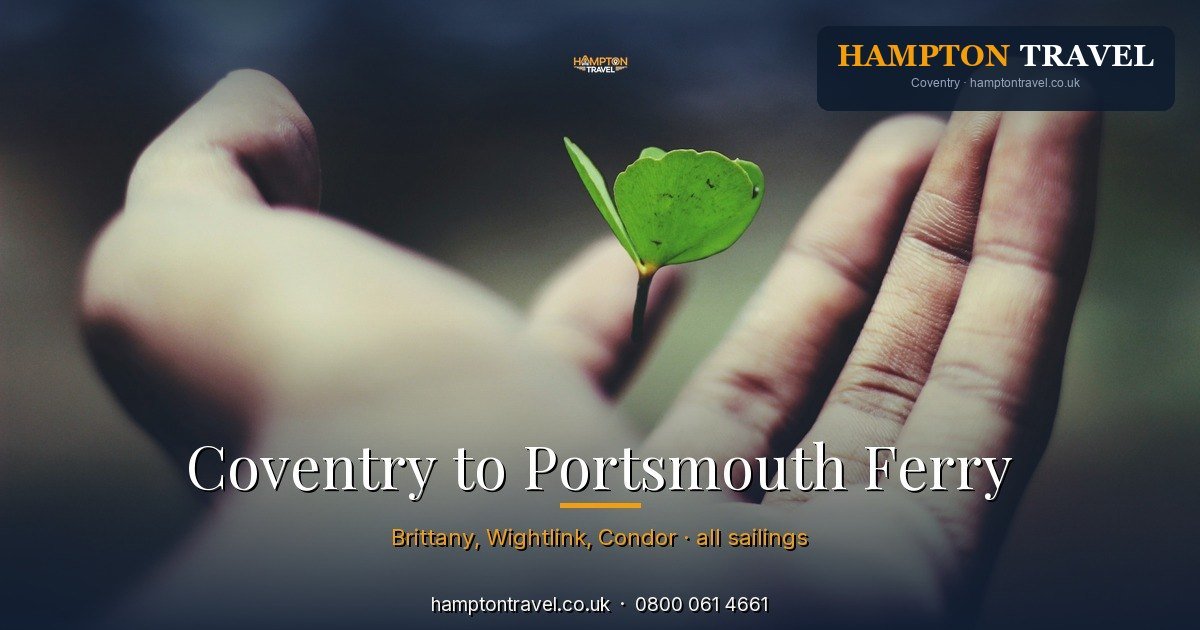 Coventry to Portsmouth Ferry Port: Pre-Booked Private Hire Transport